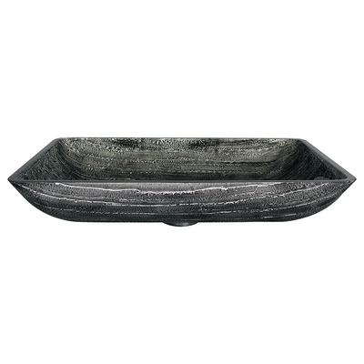 อ่างล้างหน้าในห้องน้ำขนาด 12 มม. 16.5 นิ้ว Art Rectangular Tempered Glass Sink Bowl