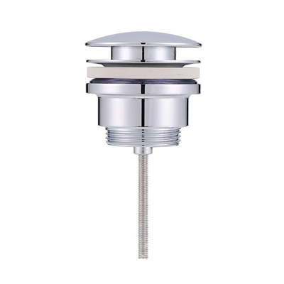 Unslotted Bathroom Sink Drain คลิก Clack Chrome Bathroom Sink Pop Up Drain