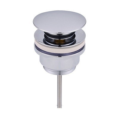 Unslotted Bathroom Sink Drain คลิก Clack Chrome Bathroom Sink Pop Up Drain