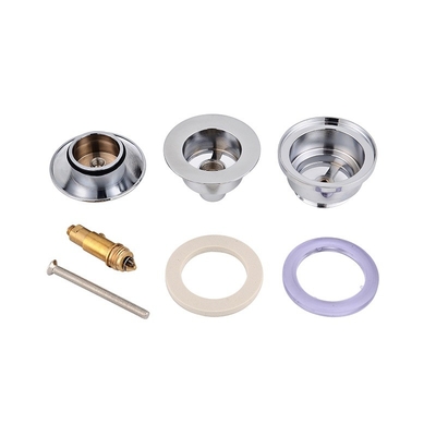 Unslotted Bathroom Sink Drain คลิก Clack Chrome Bathroom Sink Pop Up Drain