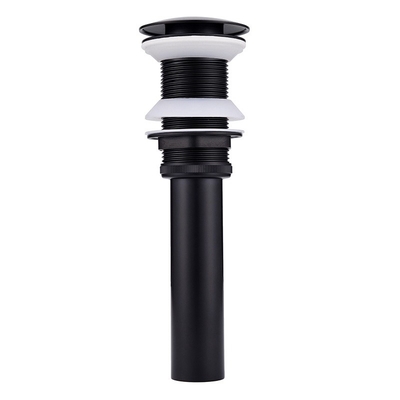 Pop Up Water ทองเหลืองเสียปั๊มระบายน้ำ Faucet อ่างล้างจานอ่างล้างหน้าอ่างล้างหน้า Matt Black Finish