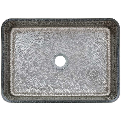 สีเงิน Chromed สี่เหลี่ยมด้านบนเคาน์เตอร์อ่างล้างจาน Shinning Shallow Vessel Bathroom Sink