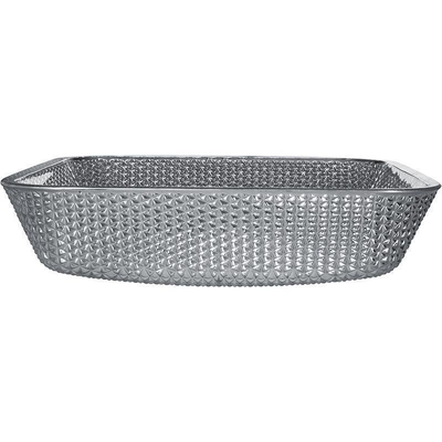 Shinning Square Countertop อ่างล้างหน้า Chromed Electroplated Color Wash Hand Basins