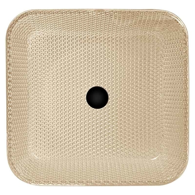 เคาน์เตอร์โต๊ะเครื่องแป้งความยาว 400 มม. อ่างห้องน้ำ Square Vessel 105mm