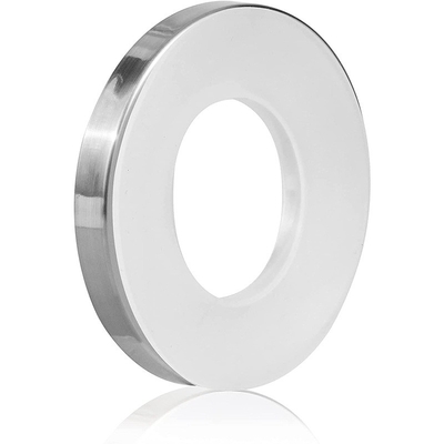 อุปกรณ์เสริมสำหรับอ่างล้างหน้า Chromed Silver Vessel Sink Mounting Ring สำหรับห้องน้ำภายในบ้าน