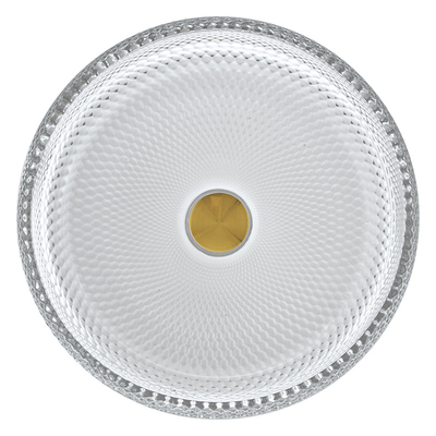 อ่างล้างภาชนะแก้วใสหนา 12 มม. สำหรับ Office Art Deco Round Shape