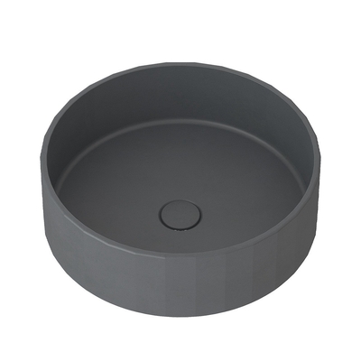 Matte Finish 1 Basin Cement Sink With Center Drain Location สะพายน้ําที่ระบายน้ํากลาง